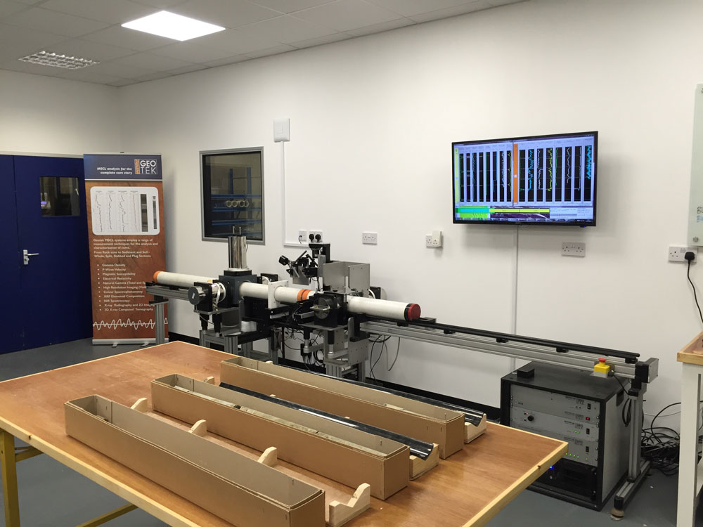 Geotek Core Logging Lab