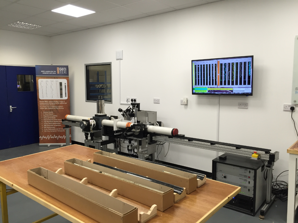Geotek Core Logging Lab